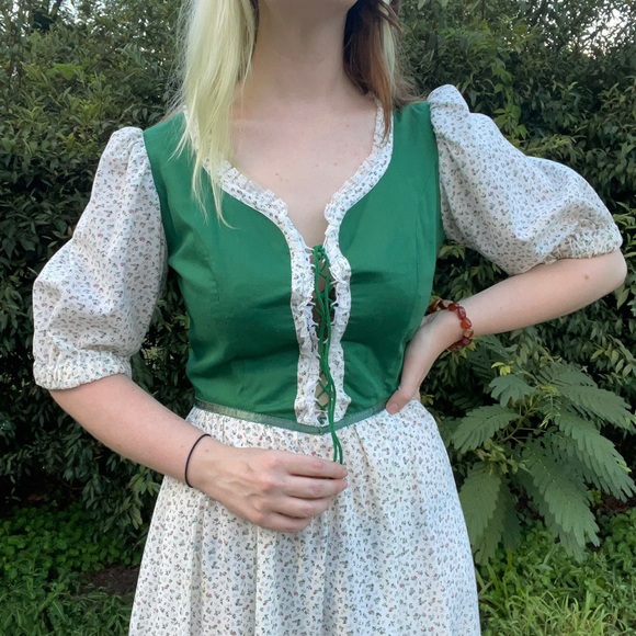Vintage 70s prairie dress - Picture 1 of 4